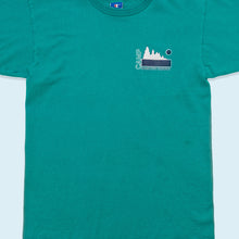 Lade das Bild in den Galerie-Viewer, Champion T-Shirt Camp Sancta Maria Made in the USA 80er Single Stitch, blau, L