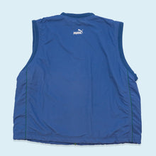 Lade das Bild in den Galerie-Viewer, Puma Weste "Tech 5000" 90er, blau, L/XL