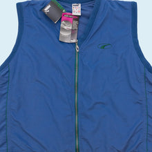 Lade das Bild in den Galerie-Viewer, Puma Weste "Tech 5000" 90er, blau, L/XL