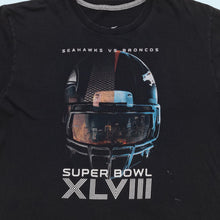 Lade das Bild in den Galerie-Viewer, Nike T-Shirt Super Bowl XLVIII Seahawks vs. Broncos, schwarz, L/XL