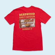 Lade das Bild in den Galerie-Viewer, Harley Davidson T-Shirt Sturgis Blackhills Rally 2015, rot, M schmal