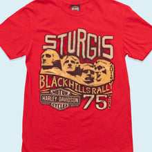 Lade das Bild in den Galerie-Viewer, Harley Davidson T-Shirt Sturgis Blackhills Rally 2015, rot, M schmal