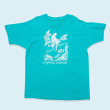 Lade das Bild in den Galerie-Viewer, T-Shirt Cayman Islands 90er Single Stitch, blau, XL