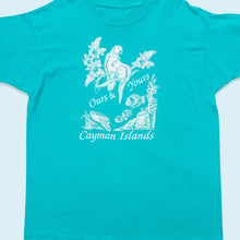 Lade das Bild in den Galerie-Viewer, T-Shirt Cayman Islands 90er Single Stitch, blau, XL
