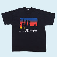 Lade das Bild in den Galerie-Viewer, Screen Stars T-Shirt München 90er Single Stitch, schwarz, XL