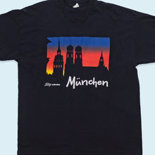 Lade das Bild in den Galerie-Viewer, Screen Stars T-Shirt München 90er Single Stitch, schwarz, XL