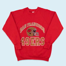 Lade das Bild in den Galerie-Viewer, Fruit of the Loom Sweatshirt San Francisco 49ers 90er Made in the USA, rot, M