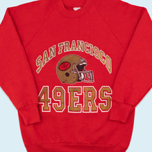 Lade das Bild in den Galerie-Viewer, Fruit of the Loom Sweatshirt San Francisco 49ers 90er Made in the USA, rot, M
