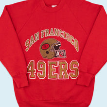 Lade das Bild in den Galerie-Viewer, Fruit of the Loom Sweatshirt San Francisco 49ers 90er Made in the USA, rot, M