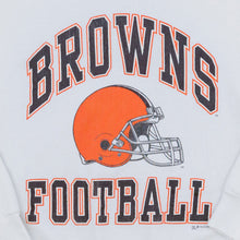 Lade das Bild in den Galerie-Viewer, Steinwurtzel Sweatshirt Cleveland Browns 1992 Made in the USA, weiß, S/M breit
