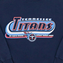 Lade das Bild in den Galerie-Viewer, Logo Athletic Sweatshirt Tennessee Titans Made in the USA 90er, blau, M