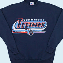 Lade das Bild in den Galerie-Viewer, Logo Athletic Sweatshirt Tennessee Titans Made in the USA 90er, blau, M