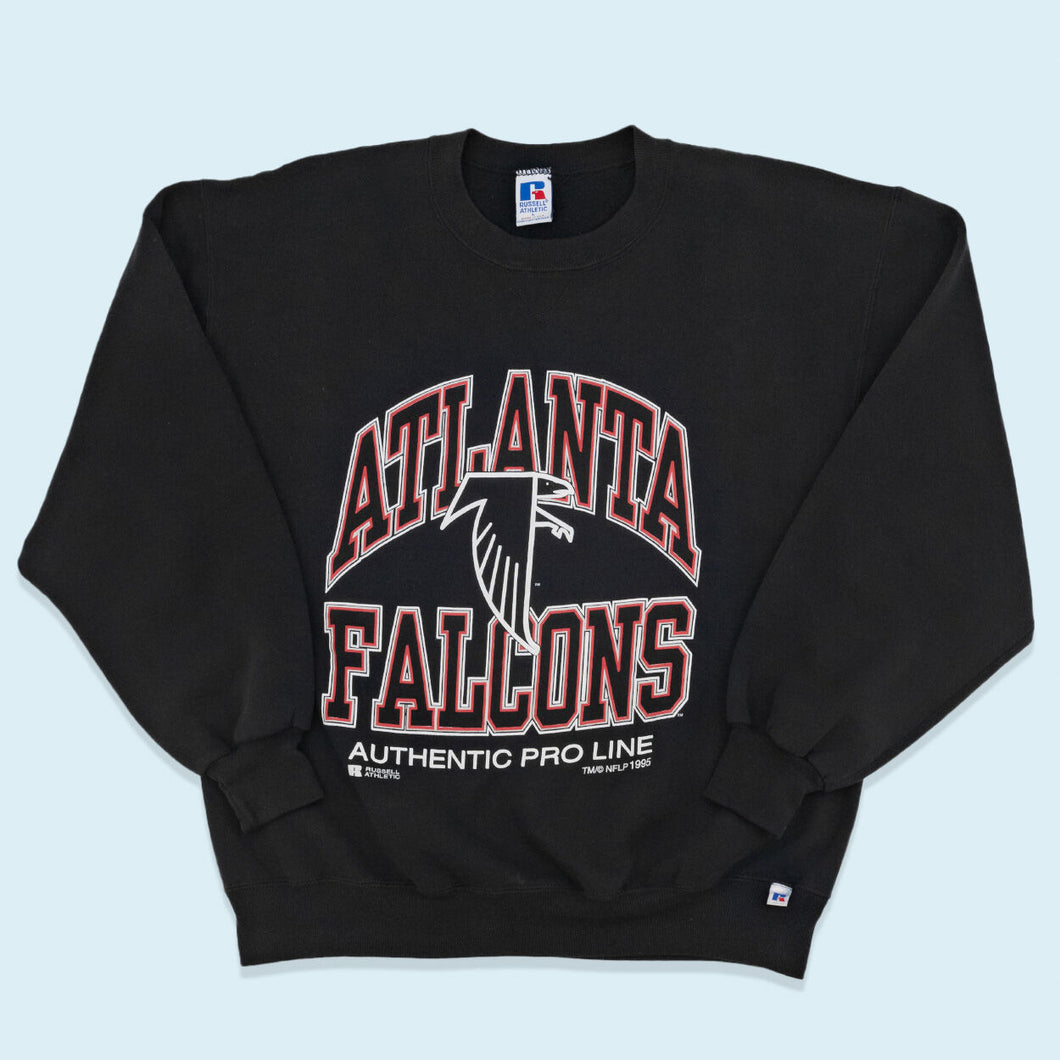 Russell Athletic Sweatshirt Atlanta Falcons Made in the USA 1995, schwarz, L