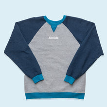 Lade das Bild in den Galerie-Viewer, Fruit of the Loom Sweatshirt &quot;Vintage Allstars&quot;, blau/grau, S
