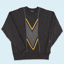Lade das Bild in den Galerie-Viewer, Carlo Colucci Strickpullover, grau, L/XL