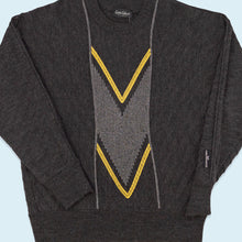 Lade das Bild in den Galerie-Viewer, Carlo Colucci Strickpullover, grau, L/XL