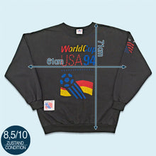 Lade das Bild in den Galerie-Viewer, Active Swiss Design Sweatshirt "World Cup 1994 Deutschland", schwarz, L/XL