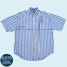 Lade das Bild in den Galerie-Viewer, Tommy Hilfiger Hemd Made in Saipan, blau/weiß, XL