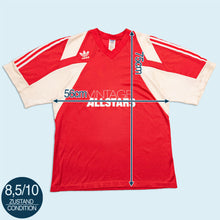 Lade das Bild in den Galerie-Viewer, Adidas Trikot "Vintage Allstars" 80er Made in Slovenia, rot, L/XL