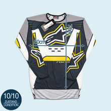 Lade das Bild in den Galerie-Viewer, Alpinestars Trikot "Racer Jersey" Deadstock 00er, schwarz/weiß, M/L