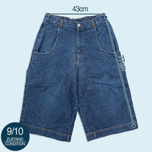 Lade das Bild in den Galerie-Viewer, Homeboy Shorts "East Coast Utilities" extrem Baggy 00er, blau, 34