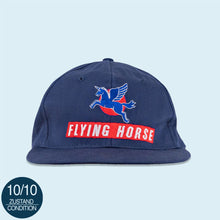 Lade das Bild in den Galerie-Viewer, Mütze "Flying Horse" 00er neu, blau, Einheitsgröße