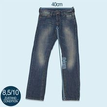 Lade das Bild in den Galerie-Viewer, Mustang Hose "Bootcut Low Waist" 00er, blau, 32/32