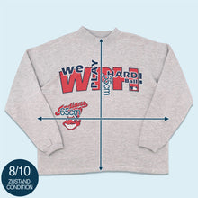 Lade das Bild in den Galerie-Viewer, Sweatshirt "We Play Hard Ball" Cleveland Indians 1994, grau, XL breit