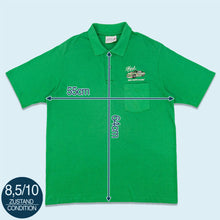 Lade das Bild in den Galerie-Viewer, Crystal Springs Polo "Skoal Bandit Racing" 80er/90er single stitch Made in the USA, grün, XL
