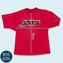 Lade das Bild in den Galerie-Viewer, Adidas T-Shirt 90er, rot, L/XL