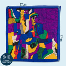 Lade das Bild in den Galerie-Viewer, Seidentuch Picasso 90er, mehrfarbig