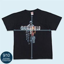Lade das Bild in den Galerie-Viewer, Fruit of the Loom T-Shirt "Battlefield 3 Promo" 2011, schwarz, L