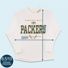 Lade das Bild in den Galerie-Viewer, True Fan Turtleneck "Green Bay Packers" 1996 single stitch, weiß, L
