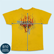 Lade das Bild in den Galerie-Viewer, Harley Davidson T-Shirt "New Orleans" distressed 2001, gelb, M/L