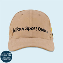 Lade das Bild in den Galerie-Viewer, Mütze "Nikon Sport Optics", braun/beige, Einheitsgröße