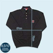 Lade das Bild in den Galerie-Viewer, Via Cortessa Polo Sweatshirt 90er, grau, L