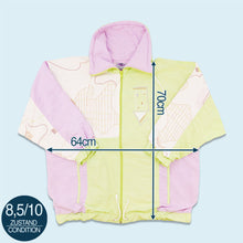 Lade das Bild in den Galerie-Viewer, Mäser Trainingsjacke 90er, grün/lila, L/XL