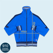 Lade das Bild in den Galerie-Viewer, Snowtime Trainingsjacke 80er, blau, XS/S