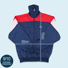 Lade das Bild in den Galerie-Viewer, Puma Trainingsjacke 90er, blau, L