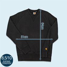 Lade das Bild in den Galerie-Viewer, Carhartt Sweatshirt "Chase Sweat", schwarz, S/M