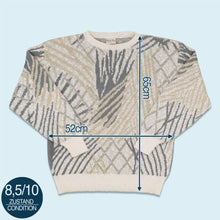 Lade das Bild in den Galerie-Viewer, Angelo Litrico Strickpullover 90er, weiß, M