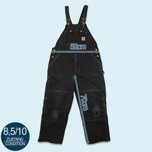 Lade das Bild in den Galerie-Viewer, Carhartt Latzhose "gefüttert" 90er/00er, schwarz, 40/28