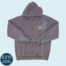 Lade das Bild in den Galerie-Viewer, Adidas Jacke dünn 2012, grau, M/L