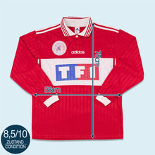 Lade das Bild in den Galerie-Viewer, Adidas Trikot langarm "Coupe de France" 90er Made in England, rot, XL