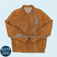 Lade das Bild in den Galerie-Viewer, Jacke "echtes Leder" 80er, braun, L