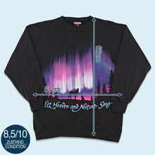 Lade das Bild in den Galerie-Viewer, Signal Sports Sweatshirt "let heaven and nature sing" 1993, schwarz, M
