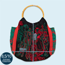 Lade das Bild in den Galerie-Viewer, Tasche "Souvenir Bag" 70er/80er, grün/rot