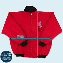 Lade das Bild in den Galerie-Viewer, Coca-Cola Wendejacke "Nagano Olympia 1998" Made in England, schwarz/rot, L/XL breit