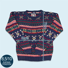 Lade das Bild in den Galerie-Viewer, Woolrich Strickpullover 80er/90er, mehrfarbig, XL schmal