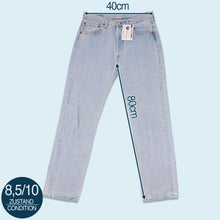 Lade das Bild in den Galerie-Viewer, Levi's Hose "501" 1996 Made in the USA, blau, 32/32